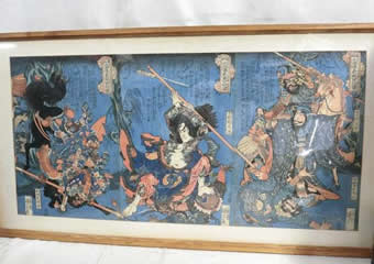 一勇斎国芳 水滸伝豪傑百八人木版画