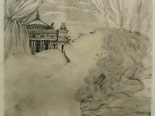 銅版画 藤田嗣治 裸婦